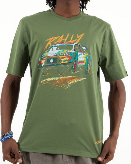 Jordan Motor Rally | Premium SuperBasic Ghraphic T-Shirt - Premium Super Basic Cut T-Shirt - Unisex - Jobedu Jordan