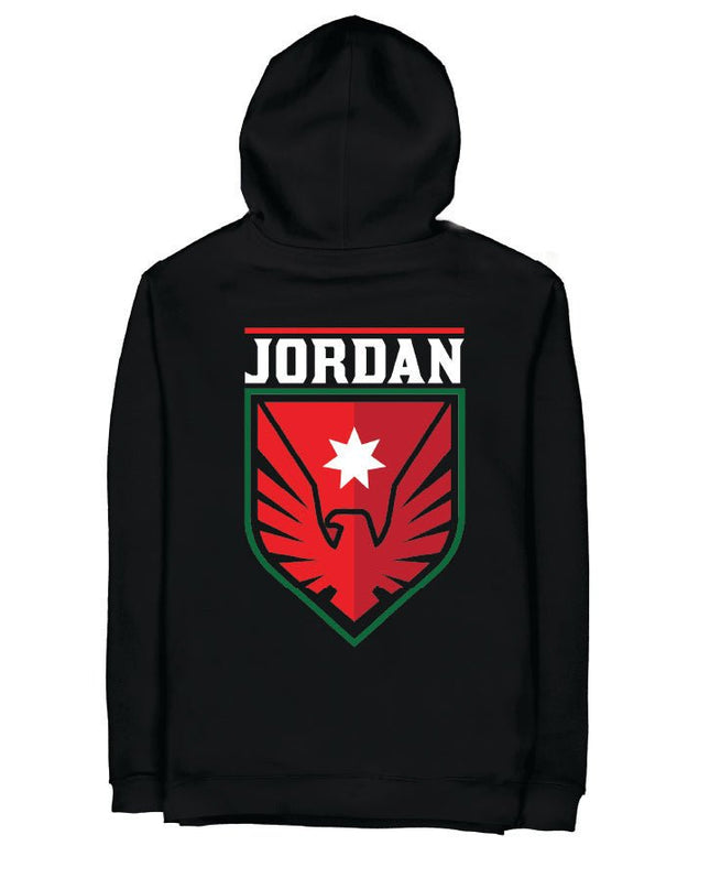 Jordan Team Logo | Premium Ghraphic Unisex Zipup - Premium Ghraphic Unisex Zipup - Jobedu Jordan