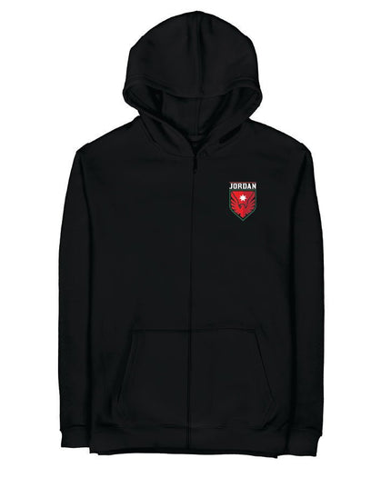 Jordan Team Logo | Premium Ghraphic Unisex Zipup - Premium Ghraphic Unisex Zipup - Jobedu Jordan