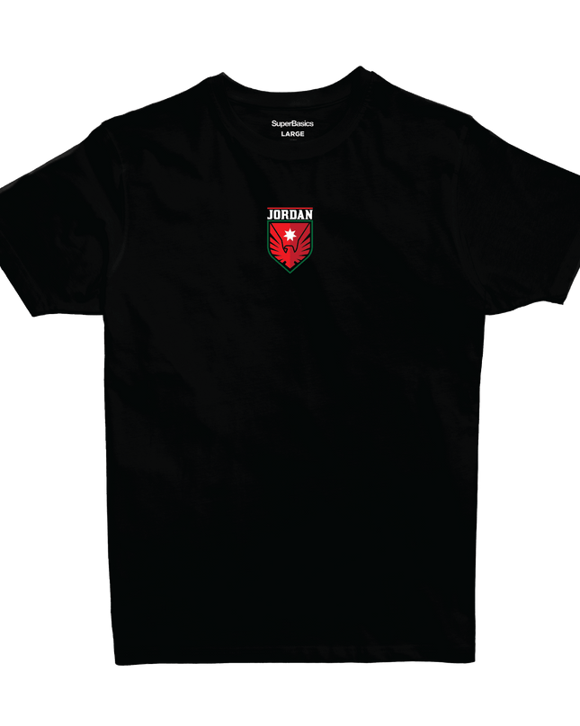 Jordan team logo | Premium SuperBasic Ghraphic T-Shirt - Premium Super Basic Cut T-Shirt - Unisex - Jobedu Jordan