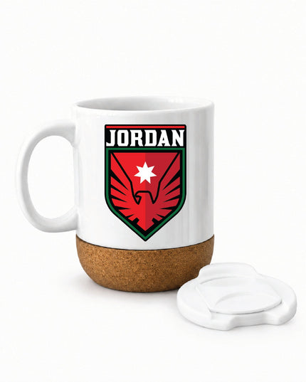 Jordan Team Logo | Soft Wooden Plate Mug - Accessories - Soft Wooden Plate Mug - Jobedu Jordan