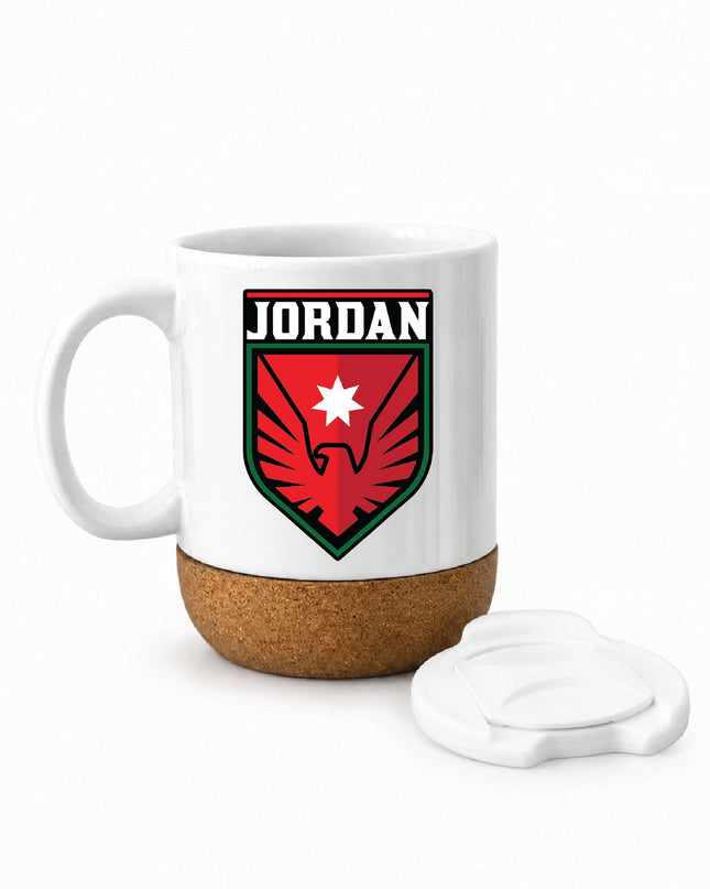 Jordan Team Logo | Soft Wooden Plate Mug - Accessories - Soft Wooden Plate Mug - Jobedu Jordan