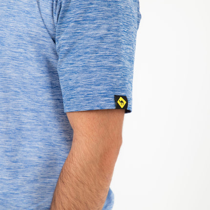 Luxe Blue Heather | T-shirt Unisex Self - Rib - T-shirt Unisex Self - Rib - Jobedu Jordan