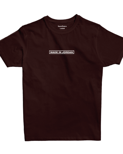 Made In Jordan | Premium SuperBasic Ghraphic T-Shirt - Premium Super Basic Cut T-Shirt - Unisex - Jobedu Jordan