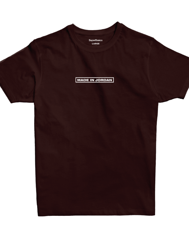 Made In Jordan | Premium SuperBasic Ghraphic T-Shirt - Premium Super Basic Cut T-Shirt - Unisex - Jobedu Jordan