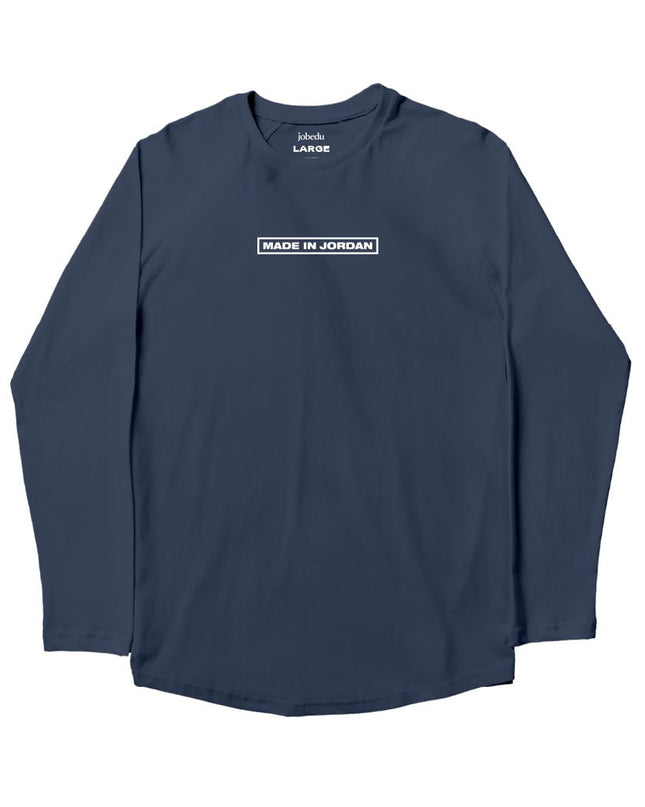 Made In Jordan | Premium T-shirt Unisex Longsleeve Basic Cut - Premium T-shirt Unisex Longsleeve Basic Cut - Jobedu Jordan