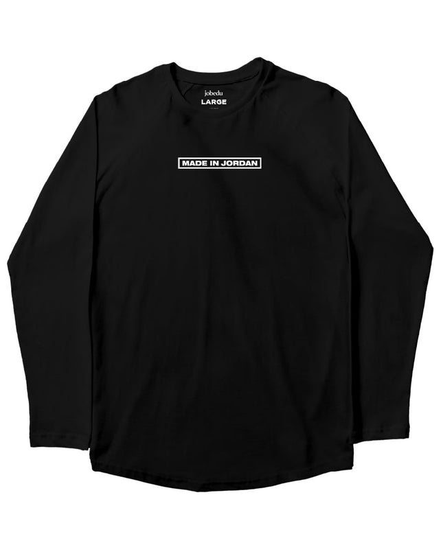 Made In Jordan | Premium T-shirt Unisex Longsleeve Basic Cut - Premium T-shirt Unisex Longsleeve Basic Cut - Jobedu Jordan