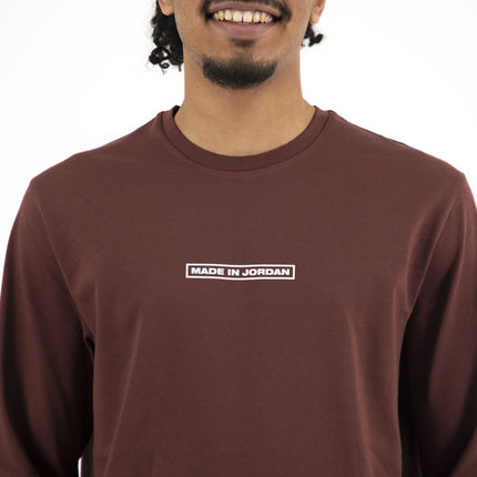 Made In Jordan | Premium T-shirt Unisex Longsleeve Basic Cut - Premium T-shirt Unisex Longsleeve Basic Cut - Jobedu Jordan