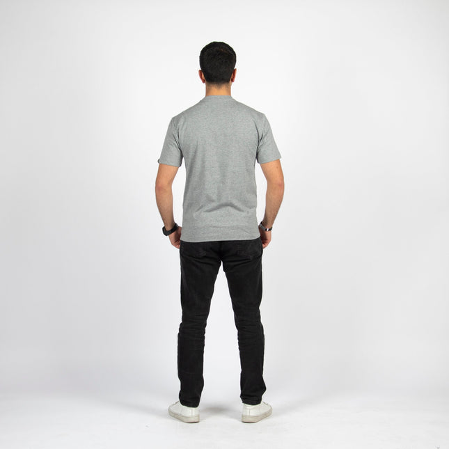 Medium Grey Melange | Basic Cut T-shirt - Basic T-Shirt - Unisex - Jobedu Jordan