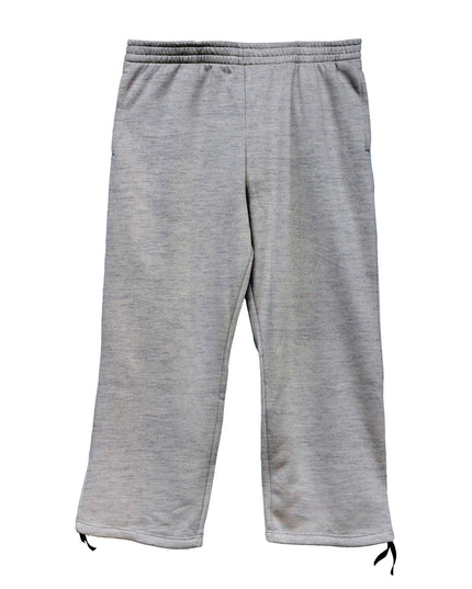Medium Grey Melange | Men's Wide Leg Pants - Men's Wide Leg Pants - Jobedu Jordan