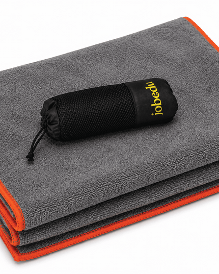 Micro Fiber Towels - Grey | Towels - Accessories - Towels - Jobedu Jordan