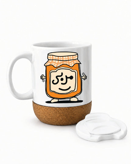 Mrabbah | Soft Wooden Plate Mug - Accessories - Soft Wooden Plate Mug - Jobedu Jordan