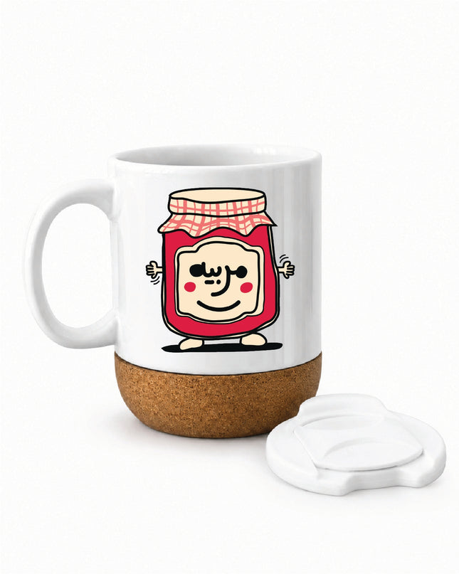 Mrabbayeh | Soft Wooden Plate Mug - Accessories - Soft Wooden Plate Mug - Jobedu Jordan