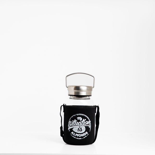 My Situation Is Almond | Premium Water Bottle with Sleeve & Hangers - Accessories - Premium Water Bottle with Sleeve & Hangers - Jobedu Jordan