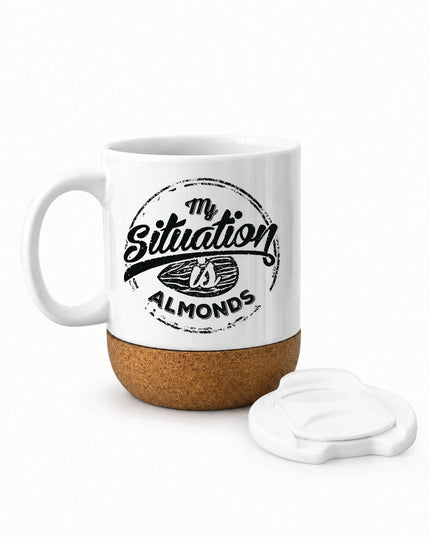 My Situation Is Almond | Soft Wooden Plate Mug - Accessories - Soft Wooden Plate Mug - Jobedu Jordan