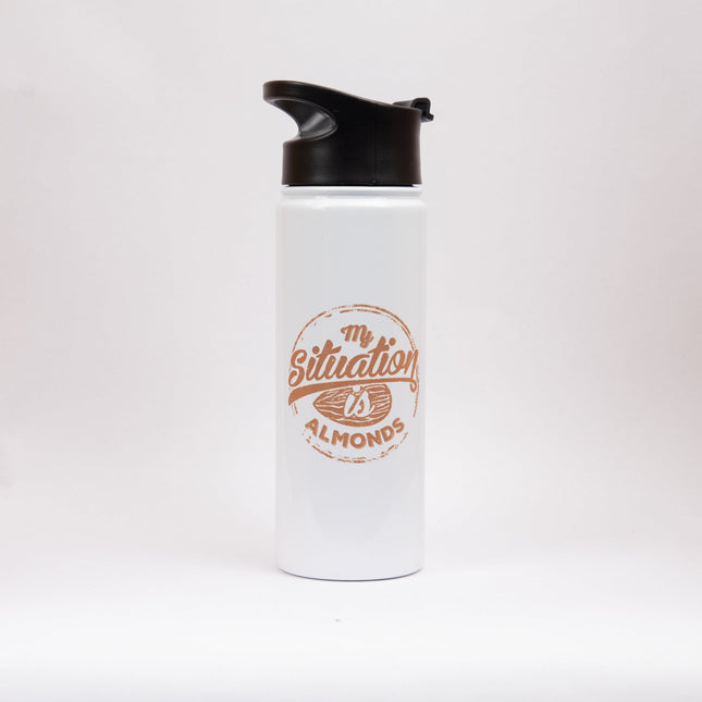 My Situation Is Almond | Sublimation Water Bottle - Accessories - Sublimation Water Bottle - Jobedu Jordan