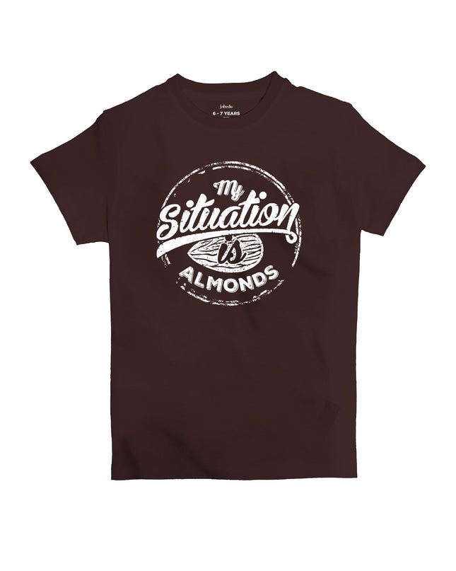 My Situation is Almonds | Kid's Basic Cut T-shirt - Graphic T-Shirt - Kids - Jobedu Jordan