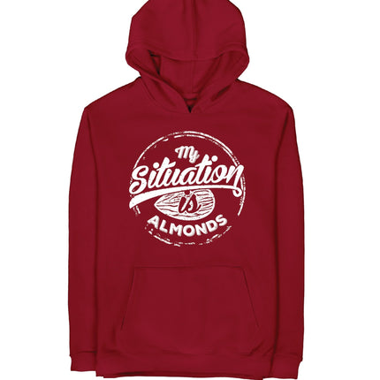 My Situation is Almonds | Unisex Adult Hoodie - Graphic Hoodie - Unisex - Jobedu Jordan