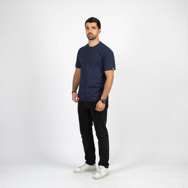 Navy Blue | Basic Cut T-shirt - Basic T-Shirt - Unisex - Jobedu Jordan