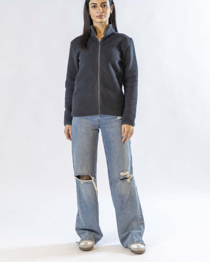 Night | Women Superbasic Sherpa Jacket - Women Superbasic Sherpa Jacket - Jobedu Jordan