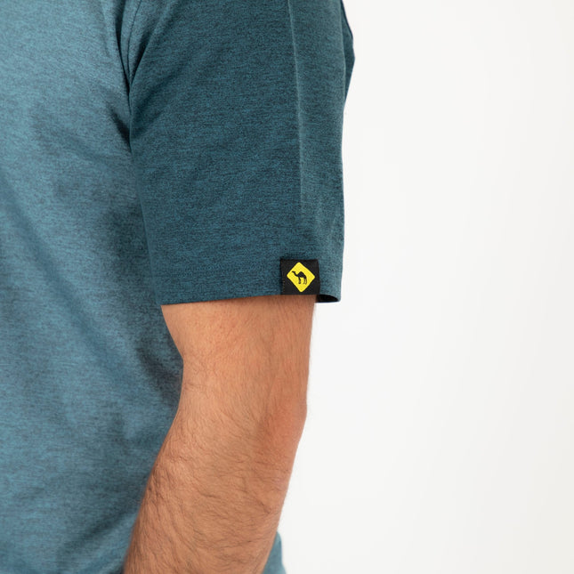 Nothy Navy Heather | T-shirt Unisex Self - Rib - T-shirt Unisex Self - Rib - Jobedu Jordan