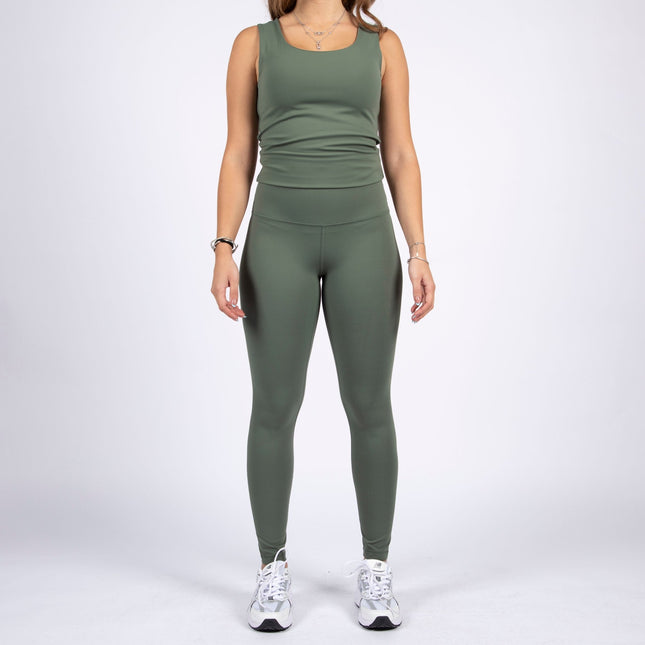 Olive | Women's Soft Knit Leggings - Women's Soft Knit Leggings - Jobedu Jordan
