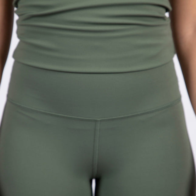 Olive | Women's Soft Knit Leggings - Women's Soft Knit Leggings - Jobedu Jordan