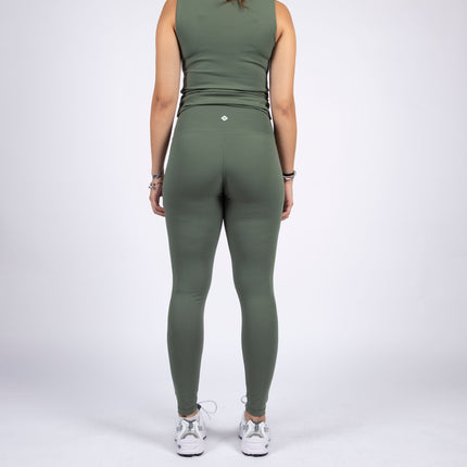 Olive | Women's Soft Knit Leggings - Women's Soft Knit Leggings - Jobedu Jordan