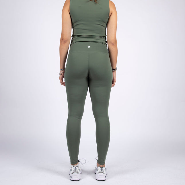 Olive | Women's Soft Knit Leggings - Women's Soft Knit Leggings - Jobedu Jordan