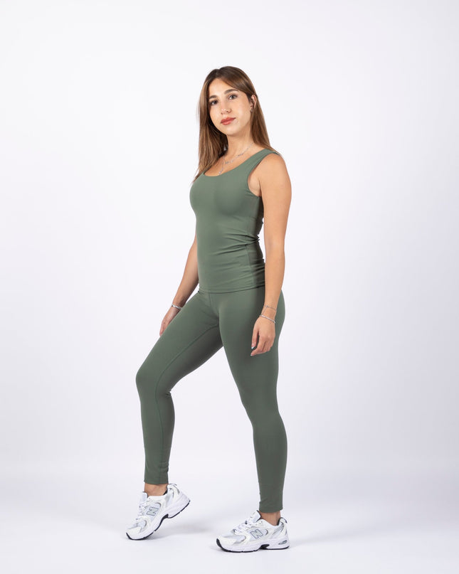 Olive | Women's Soft Knit Premium Tank Top - Women's Soft Knit Premium Tank Top - Jobedu Jordan