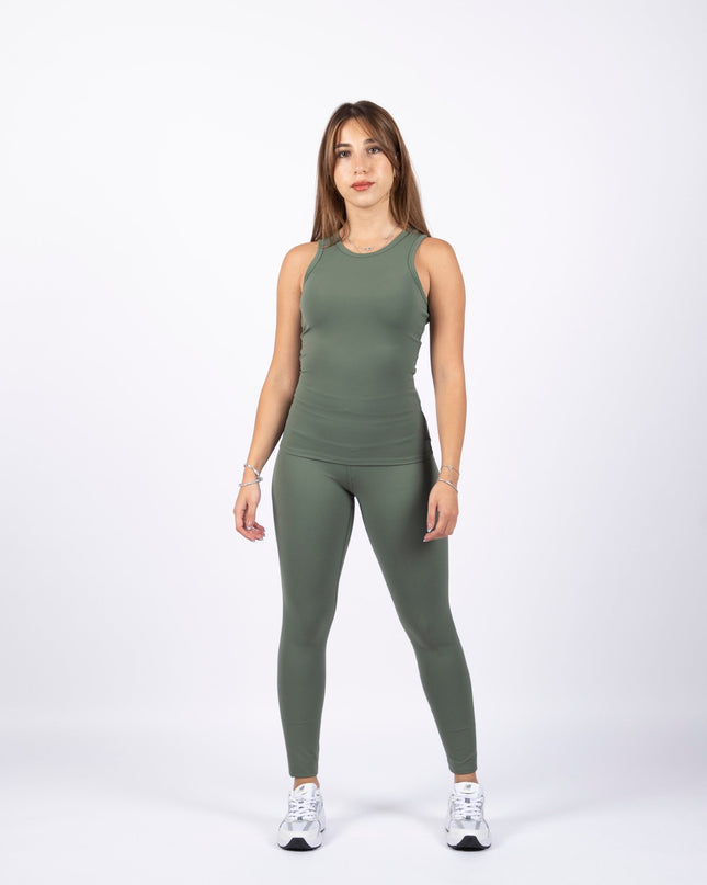 Olive | Women's Soft Knit Regular Tank Top - Women's Soft Knit Regular Tank Top - Jobedu Jordan