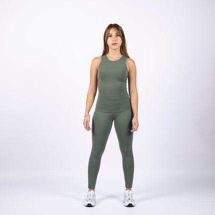 Olive | Women's Soft Knit Regular Tank Top - Women's Soft Knit Regular Tank Top - Jobedu Jordan