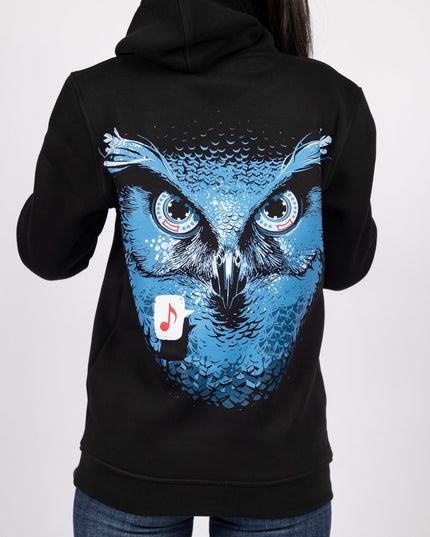 Owl Cassette | Graphic SuperBasic Premium Hoodies - Graphic SuperBasic Premium Hoodies - Jobedu Jordan