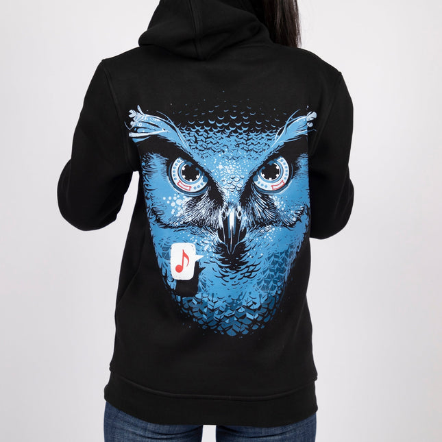 Owl Cassette | Graphic SuperBasic Premium Hoodies - Graphic SuperBasic Premium Hoodies - Jobedu Jordan