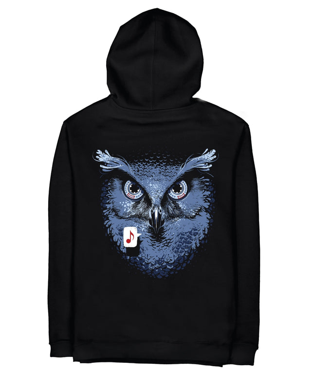 Owl Cassette | Graphic SuperBasic Premium Hoodies - Graphic SuperBasic Premium Hoodies - Jobedu Jordan