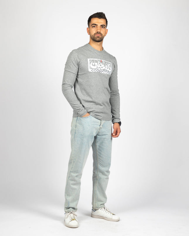 Palestine | Adult Graphic Longsleeve Tshirt - Adult Graphic Longsleeve Tshirt - Jobedu Jordan
