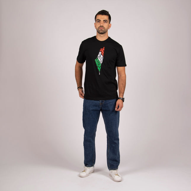 Palestine Arabia | Premium SuperBasic Ghraphic T-Shirt - Premium Super Basic Cut T-Shirt - Unisex - Jobedu Jordan