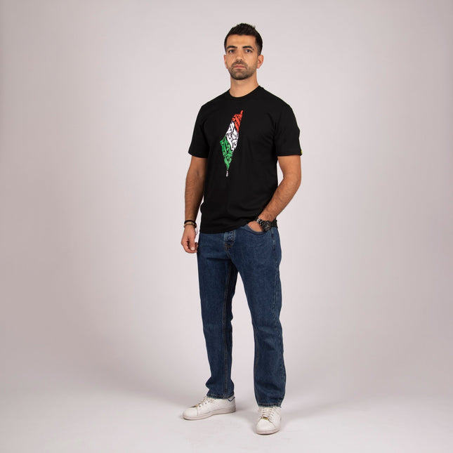 Palestine Arabia | Premium SuperBasic Ghraphic T-Shirt - Premium Super Basic Cut T-Shirt - Unisex - Jobedu Jordan