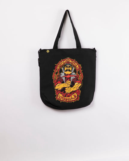 Palestine Hero | Black Totebag Black Hanged - Accessories - Totebag Hanged - Jobedu Jordan