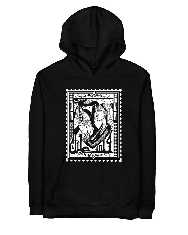 Palestine Stamp | Graphic SuperBasic Premium Hoodies - Graphic SuperBasic Premium Hoodies - Jobedu Jordan