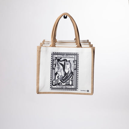 Palestine Stamp | Jute Bag - Accessories - Jute Bags - Jobedu Jordan