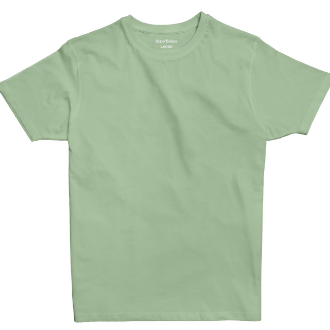 Pastel Green | Basic Cut T-shirt - Basic T-Shirt - Unisex - Jobedu Jordan