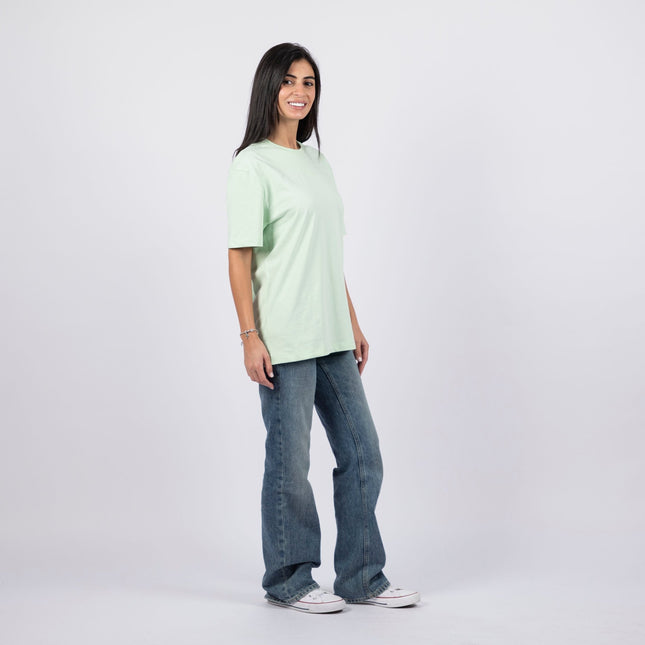 Pastel Green | Basic Cut T-shirt - Basic T-Shirt - Unisex - Jobedu Jordan