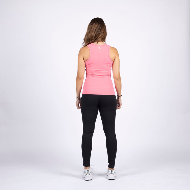 Pink | Women's Soft Knit Regular Tank Top - Women's Soft Knit Regular Tank Top - Jobedu Jordan