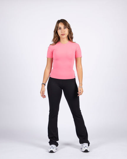 Pink | Women's Soft Knit Tshirt - Women's Soft Knit Tshirt - Jobedu Jordan