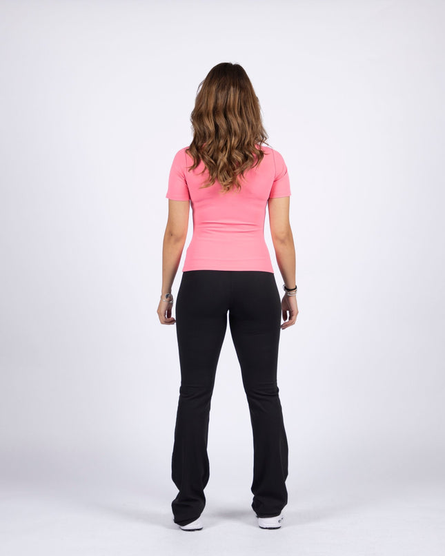 Pink | Women's Soft Knit Tshirt - Women's Soft Knit Tshirt - Jobedu Jordan