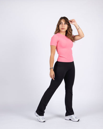 Pink | Women's Soft Knit Tshirt - Women's Soft Knit Tshirt - Jobedu Jordan