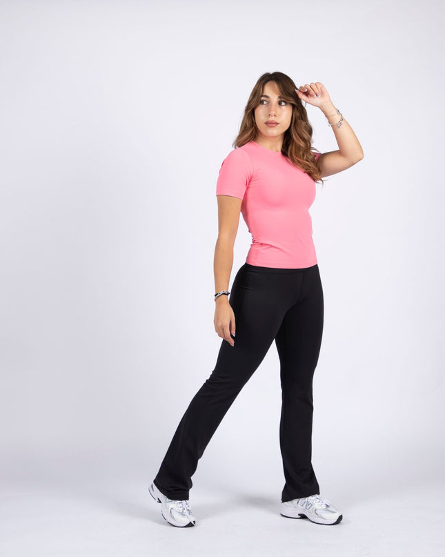 Pink | Women's Soft Knit Tshirt - Women's Soft Knit Tshirt - Jobedu Jordan