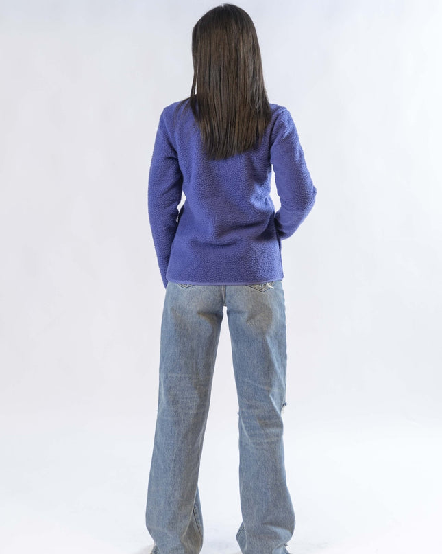 Purple | Women Superbasic Sherpa Jacket - Women Superbasic Sherpa Jacket - Jobedu Jordan
