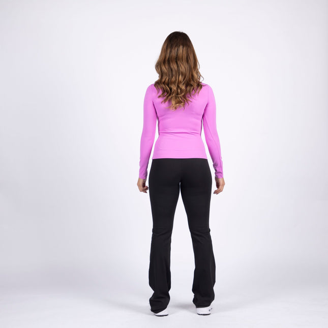 Purple | Women's Soft Knit Long Sleeve Tshirt - Women's Soft Knit Long Sleeve Tshirt - Jobedu Jordan